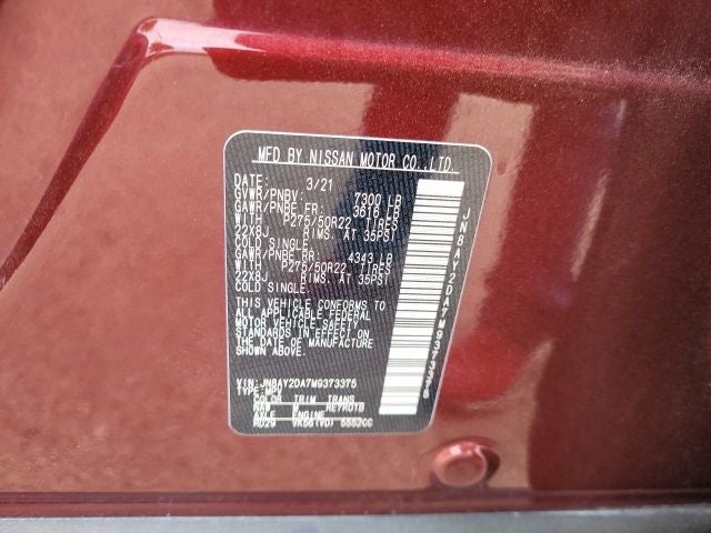 2021 Nissan Armada Platinum