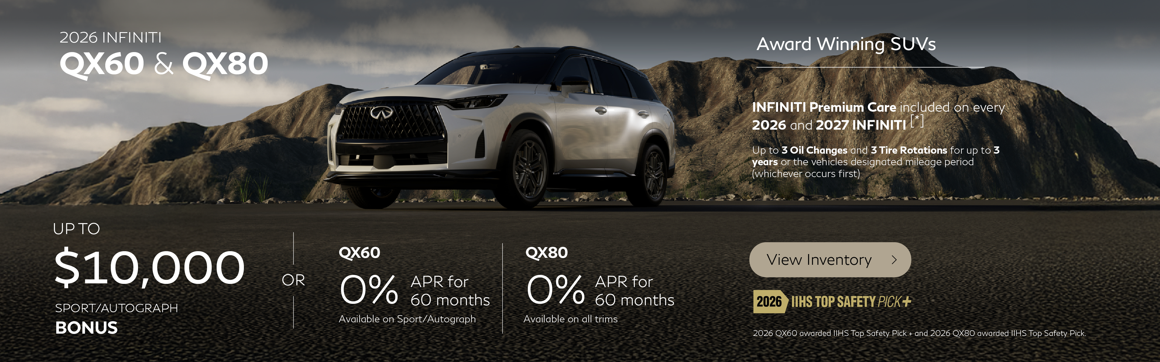 SD 2026 QX60 and QX80 June